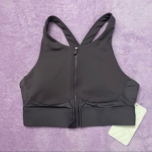 New! NWT Fabletics Ellie High Impact Zip Front Sports Bra